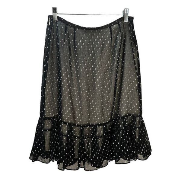 NWOT Ann Taylor LOFT Chiffon Tulip Skirt 6P - Picture 2 of 7